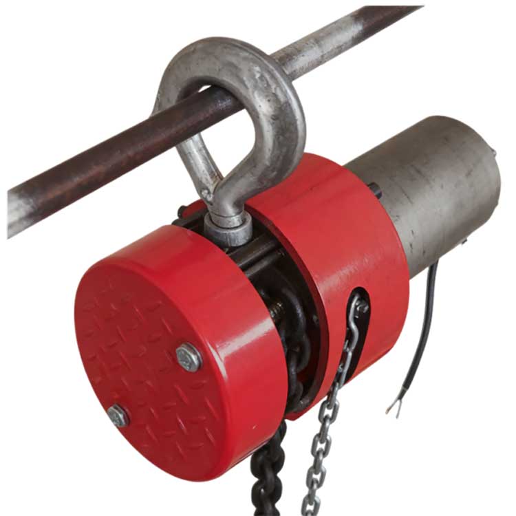 Hand-operated and electric integrated hoist